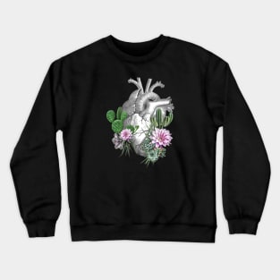 Human heart, succulents plant lovers, Plants lovers gift Crewneck Sweatshirt